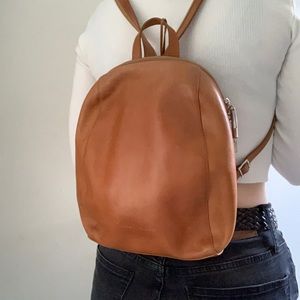 First Class Brand Vintage Leather Backpack